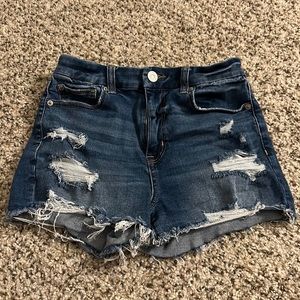 Curvy Hi-Rise Shortie Shorts from American Eagle